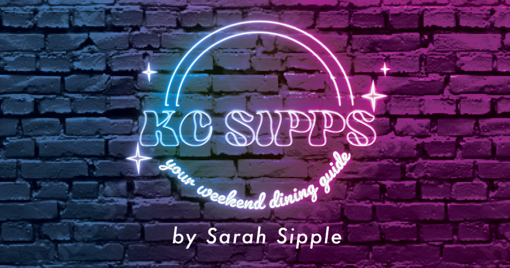Logotipo del letrero de neón de KC Sipps