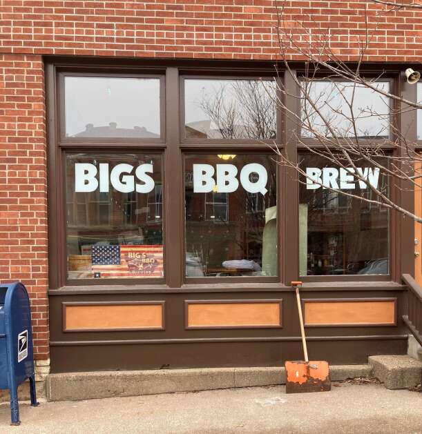 Big's BBQ and Brew Pub se mudará a su nueva ubicación, 106 First St.W.  en Mount Vernon, enero de 2024.  Espera abrir el 15 de febrero.  (Nannet Rambo)